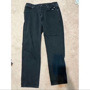 Mens Black Harley Davidson Jeans